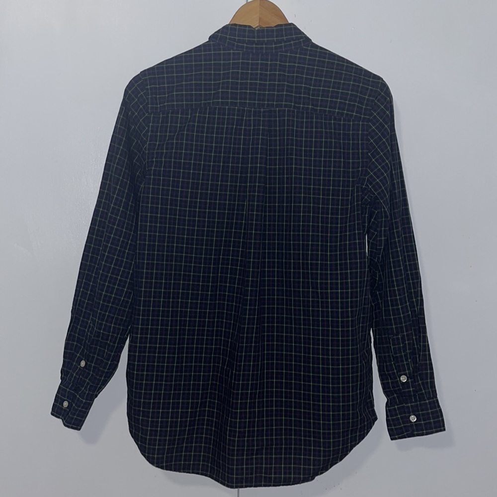 Ralph Lauren Plaid Button Down Dress Shirt Boy's XL 18-20 Windowpane - Picture 4 of 8